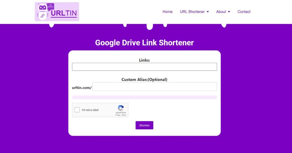 Google Drive Link Shortener